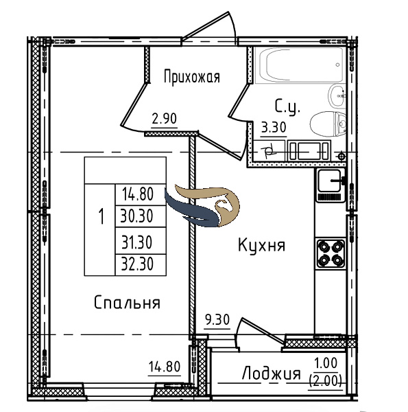 Квартира в Новоселье